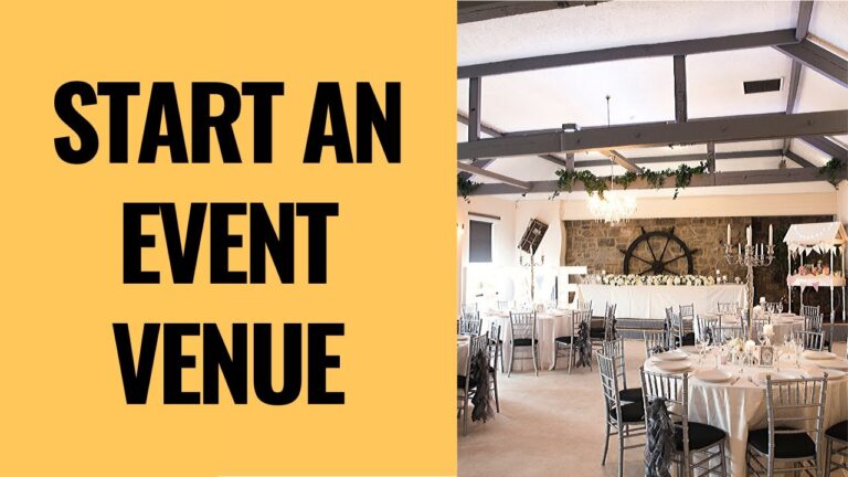 How To Open An Event Space?